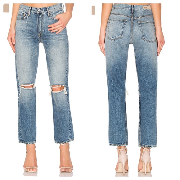 GRLFRND Denim - GRLFRND Jane Straight Jeans In Ball of a Confusion